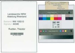 Entnazifizierung Theodor Ruetten, geb. 29.08.1895 (Ingenieur)