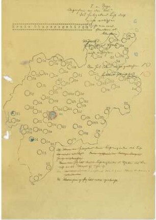 Kreis Annaberg / Tod und Begräbnis [Karten des Kreises Annaberg zur Auswertung der Umfrage]