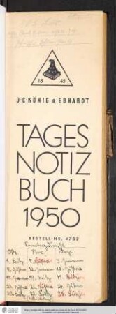 Januar bis Dezember 1950