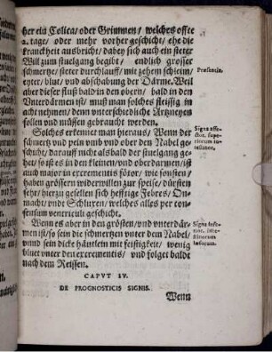 Caput IV. De Prognosticis Signis