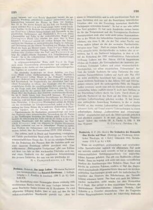 125-126 [Rezension] Boehmer, Heinrich, Der junge Luther