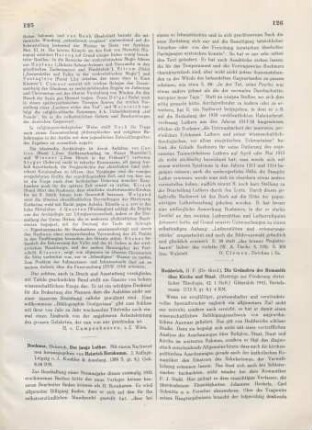 125-126 [Rezension] Boehmer, Heinrich, Der junge Luther