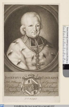 Joseph Conrad von Schroffenberg, Bischof von Freisingen