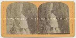 Der Giessbach-Wasserfall - aus der Serie "Vues de la Suisse et d'Italie" Bild-Nr 160