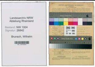 Entnazifizierung Wilhelm Brunsch , geb. 24.11.1921 (Kaufm.Angestellter)