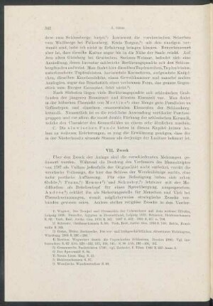 VII. Zweck