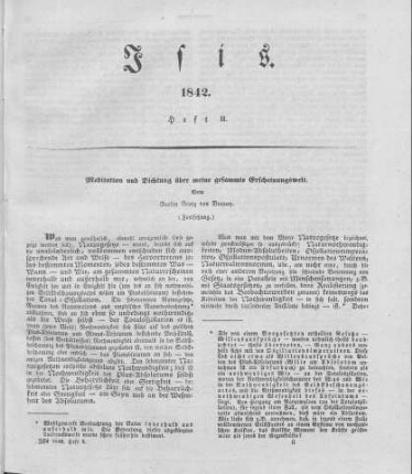 Meditation und Dichtung über meine gesammte Erscheinungswelt / vom Grafen Georg von Buquoy