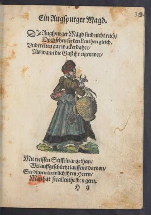 Ein Augspurger Magd.