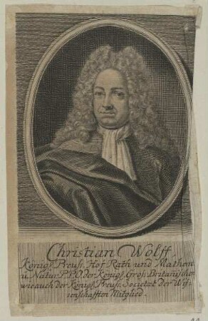 Bildnis des Christian Wolff