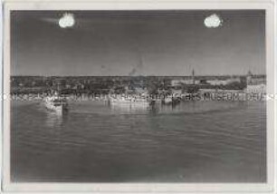 Konstanz, Blick auf die Stadt und den Hafen