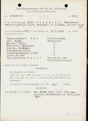Kinkelin, Karl