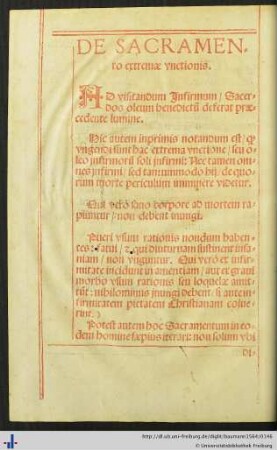 De Sacramento extremae unctionis