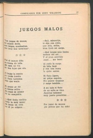 Juegos malos
