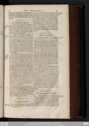 Sectio VI. De potentia Angelorum.