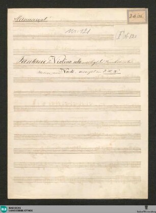 Fantasies - JWK Mus.Ms. 121 : vl, pf; a; StrK WoO 3.03