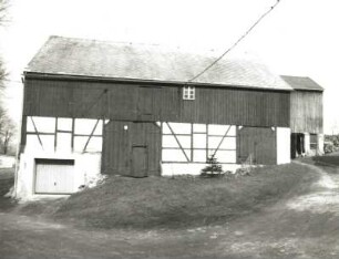 Pfaffroda-Dittmannsdorf, Dresdner Straße 6. Vierseithof. Scheune