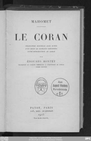 Le Coran