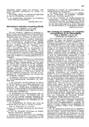 Förderung der Ausbildung von Lehrgehilfen (Lehrgehilfinnen) für die Leibeserziehung : [Amtliche Erlasse] ; [Amtlicher Teil]