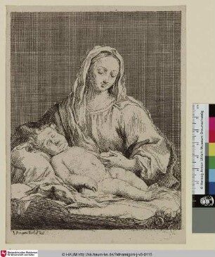 [Maria mit dem schlafenden Kinde]