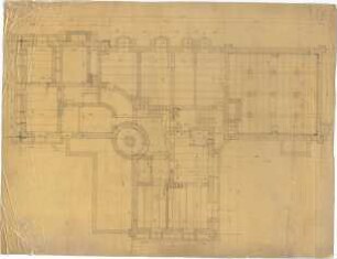 Hildebrand, Adolf von; München, Maria-Theresia-Str. 23; Wohnhaus Hildebrand - Grundriss
