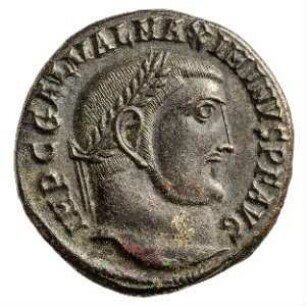 Münze, Follis, 311 - 312 n. Chr.