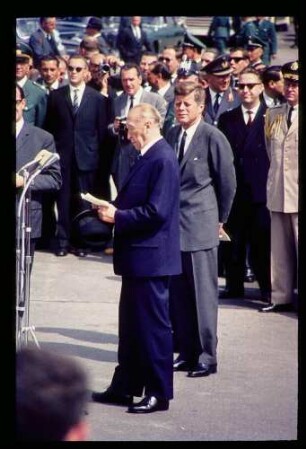 Flughafen Bonn-Wahn / Adenauer, Kennedy