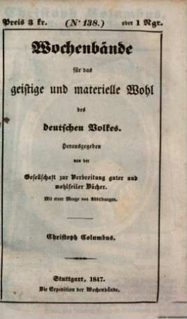 Christoph Columbus, der Entdecker von Amerika
