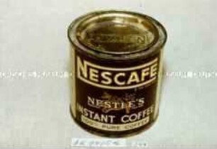 Blechdose für "NESCAFE INSTANT COFFEE"