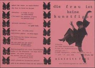 Die Frau ist keine Kunstfigur