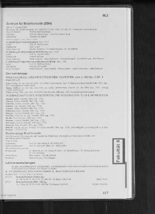 Zentrum für Bioinformatik (ZBH)