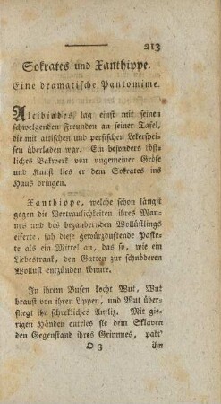 Sokrates und Xanthippe.