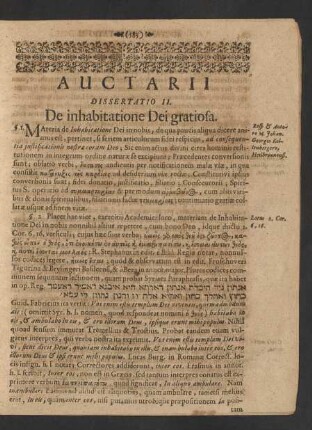 Auctarii Dissertatio II.