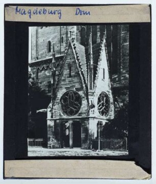 Magdeburg, Dom : Außenansicht, Paradiesvorhalle