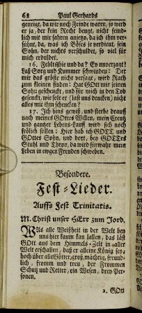 Besondere. Fest-Lieder.