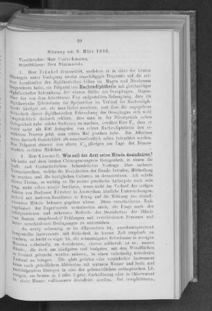Sitzung am 9. März 1886.