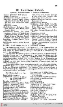 Kaiserliches Postamt