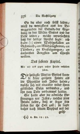 Das siebente Kapitel. - Das vierzehnte Kapitel.