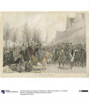 Die Kosaken in Hamburg, 18. März 1813