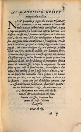Esposizione d'un Sonetto Platonico di Petrarca