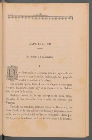 Capítulo XII - El ideal de Dorotea