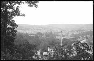 Zschopau. Blick auf Zschopau v. d. Bodemer Kanzel