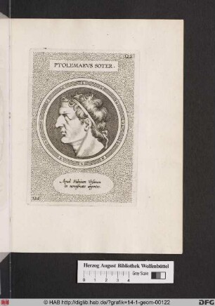 Porträt des König Ptolemaios I. Soter.