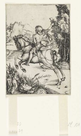 Galoppierender Reiter (Der kleine Kurier)