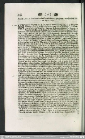 N.150. Kayser Caroli V. Confirmation des Hauses Hanau Freyheiten, und Herkommen de Anno 1521