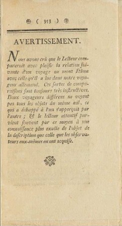 Avertissement