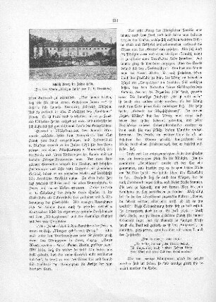 Abbildung: Schloß Paretz im Jahre 1839