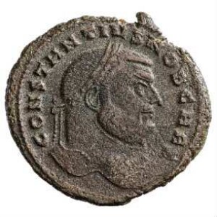 Münze, Follis, 299 - 303 n. Chr.