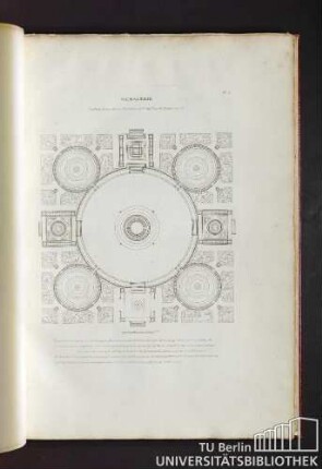 Pl. 5. Menagerie. Sujet du grand prix proposé par l'academie en 1783 et remporté par Mr Vaudoyer.