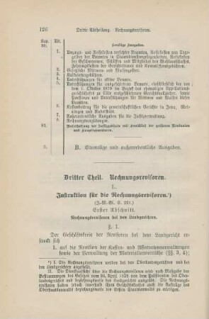 Dritte Abtheilung: Rechnungs-Revisoren.