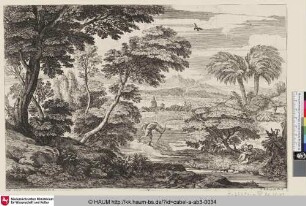 [Landschaft mit Apollon, die Koronis tötend; Apollo Killing Coronis; Apollon tuant Coronis]